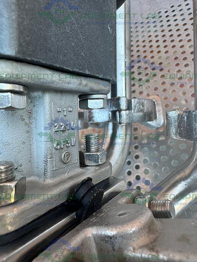 Used 5 ITT Pure Flo Advantage Stainless Steel Diaphragm Valve w/ 1" Sanitary Fitting