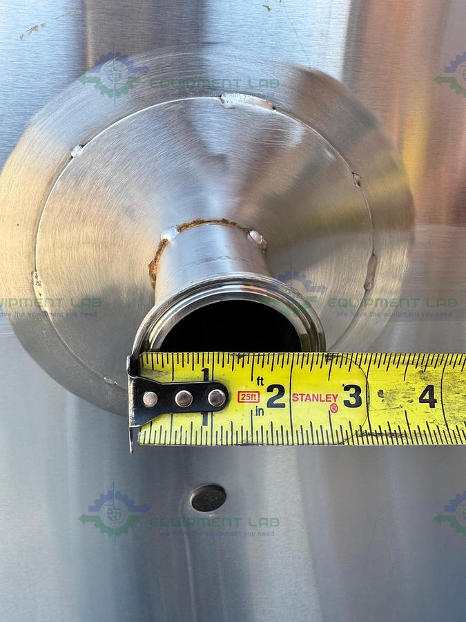 1000 Gallon Stainless Steel Jacketed Vessel / Holding Tank