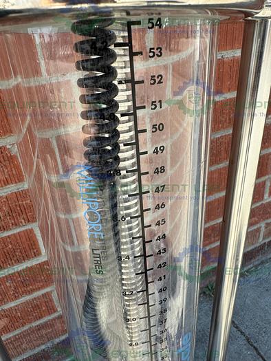 Used Millipore Quikscale 100 / 550 Chromatography Column 4L