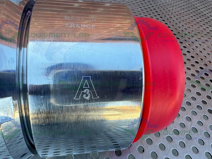 316L Stainless Steel Inline Check Valve w/ 3" Sanitary Fitting