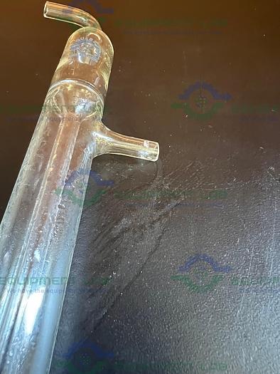 Used Quark Enterprises Vacuum Trap One Piece w/ Top Inlet Tube Bent At a 90° Angle