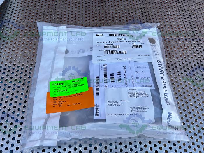 West Novapure  19700305 Serum 20mm Stopper NovaPure RP S10-F451 4432/50G