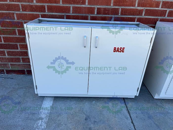 Used Mott  Flammable Storage Cabinet 48" x 22" x 35" w/ Mott Acid Cabinet 18"x35"x48"