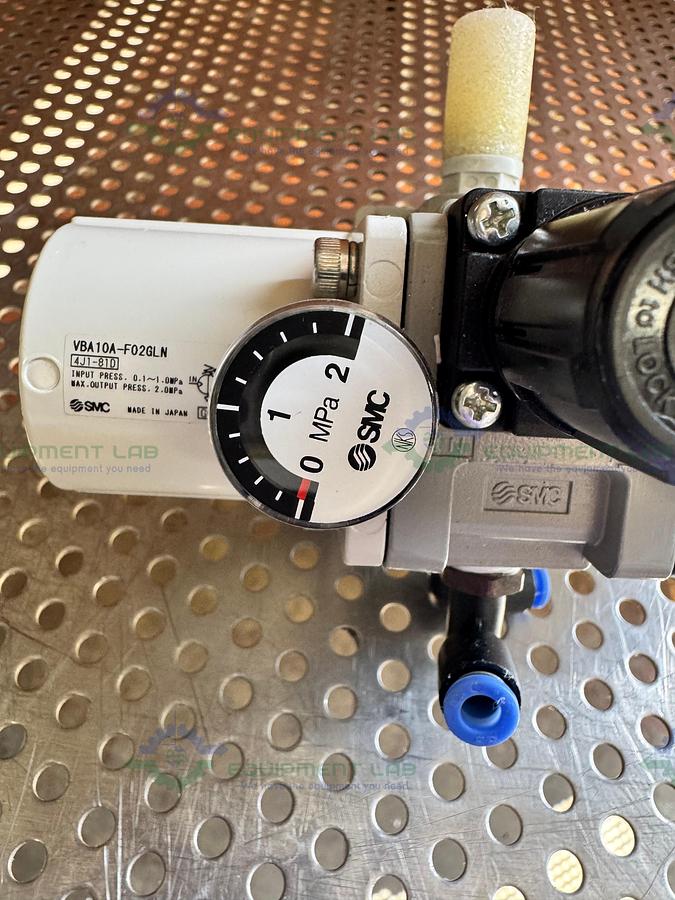 Used SMC VBA10A-F02GLN Booster Regulator  0.1-1.0 MPa
