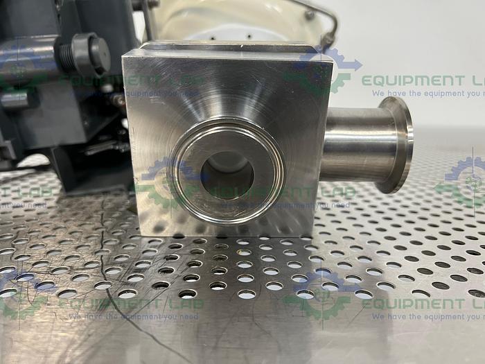 Used Fisher Controls 32 Pneumatic Sanitary Control Valve w/ Fisher Valve Positioner