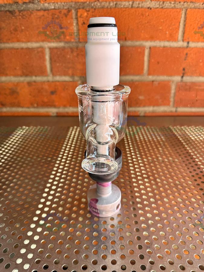Used Chemglass 656 Zero Dead Space Valve w/ 2.5" OD Fitting