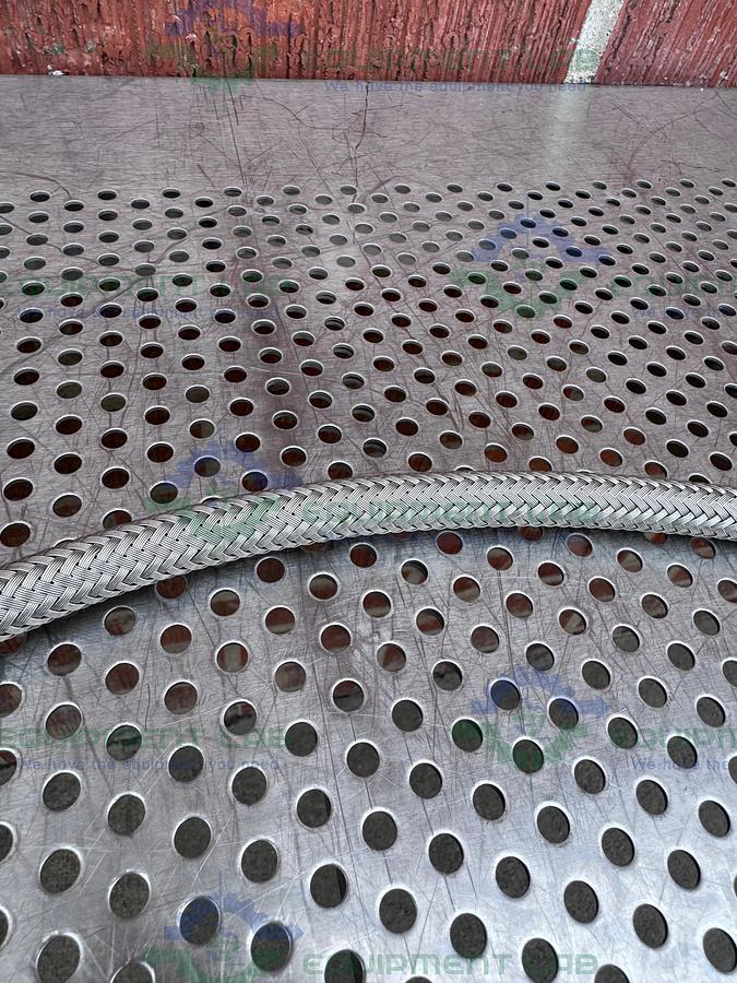 Used Unbranded 36" Stainless Steel Braided Hose w/ 1/2" NPT Fittings