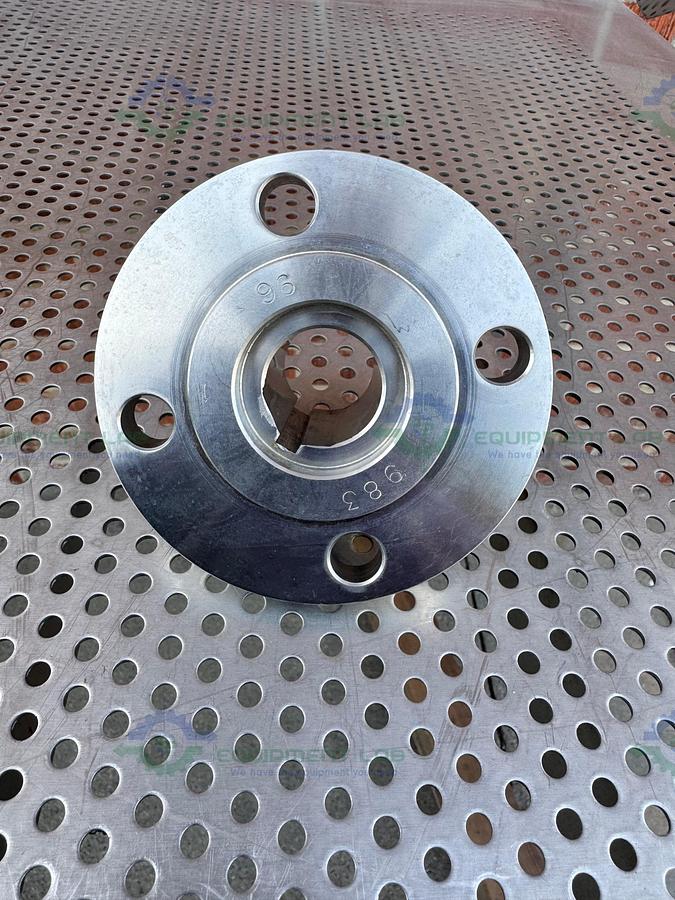 SPX Stainless Steel Mixing Tank Impeller 100" x 14" x 1.5" w/ Flange Fitting