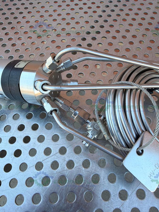 Used Rheodyne 3725i-038 Stainless Steel Front Loading Sample Injection Valve