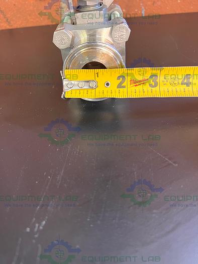Used Swagelok   SS-65TSC16 Stainless Steel Ball Valve w/ 1" Sanitary Fitting
