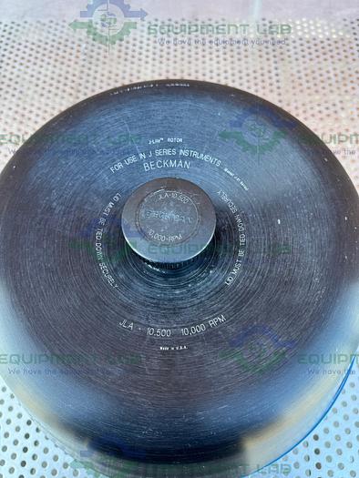 Used Beckman Coulter JLA-10.500 Fixed Angle Centrifuge Rotor 10,000 RPM