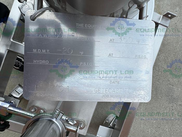 Used Allegheny  Stainless Steel Double Cartridge Filter Housing Skid  8" and 4"