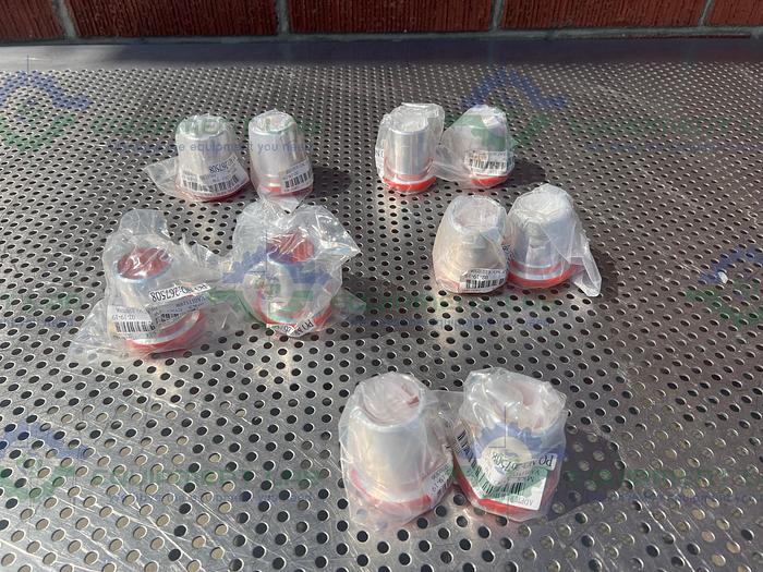 Lot of 2 - MKS  100311805 ISO-KF Flange Adapter, NW40 ISO-KF to 1.5" Rubber Hose