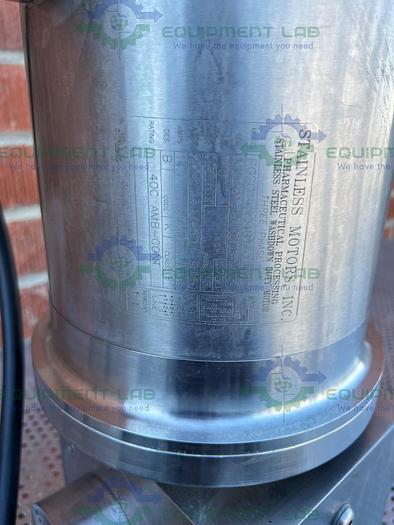 Used Stainless Motors  PG2G14N04B1TG3 Washdown Duty Motor w/ Spiral Bevel Reducer 3PH