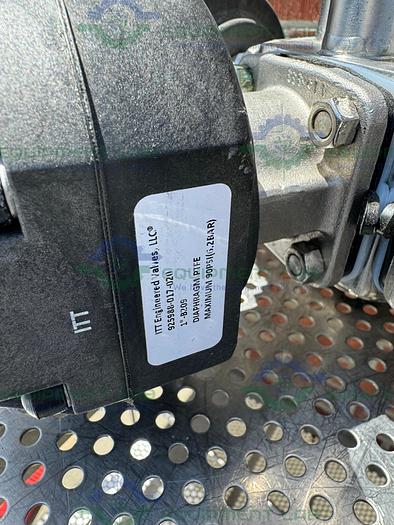 Used 5 ITT Pure Flo Advantage Stainless Steel Diaphragm Valve w/ 1" Sanitary Fittings