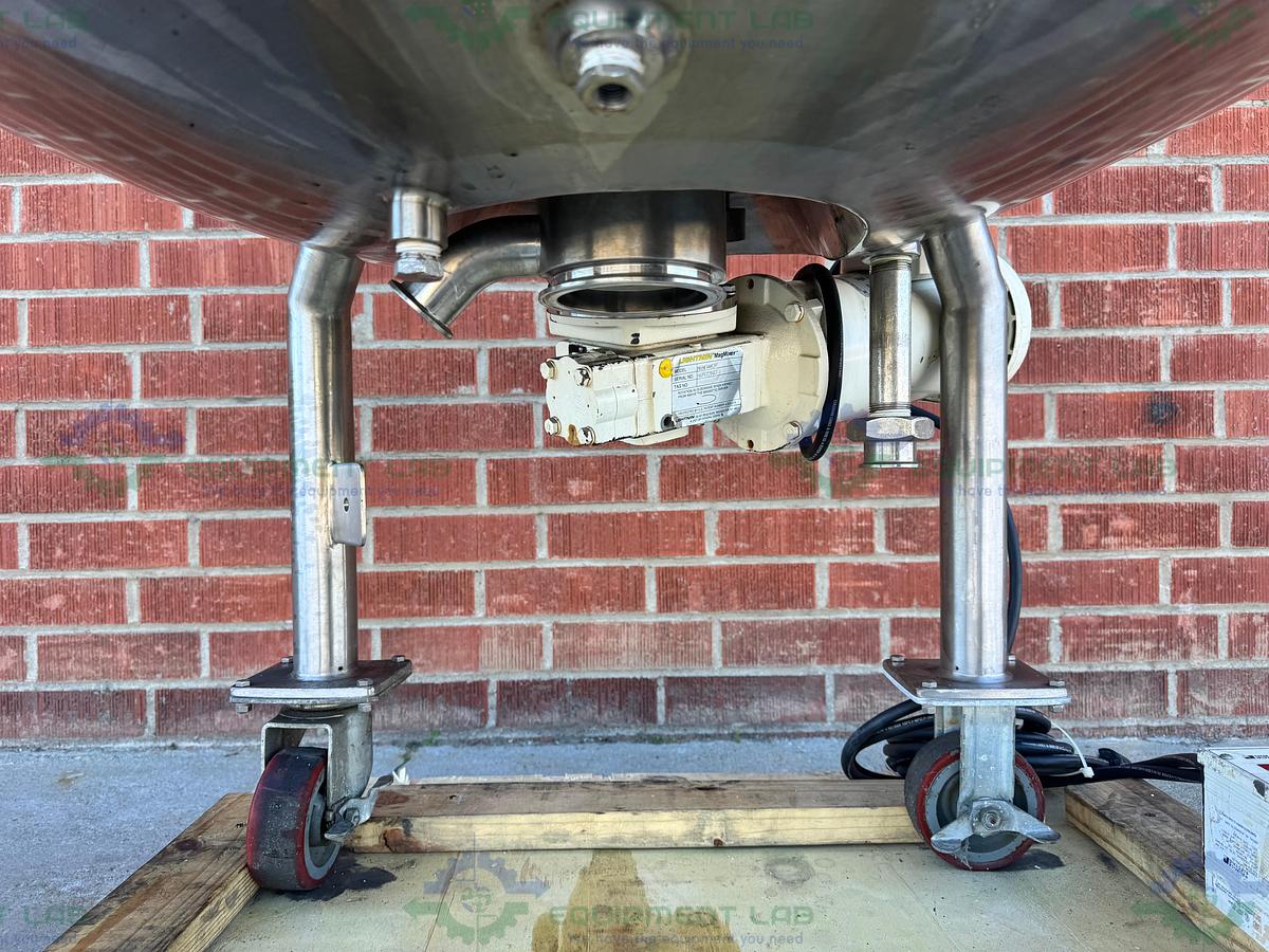 Used Northland 450 L  Jacketed Reactor FV/ 50 PSI  w/ Dual Mixer 3/4 HP, 1/3 HP, VFD