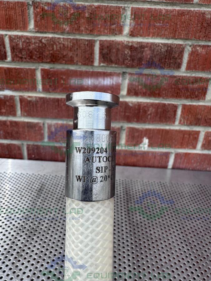 Used Saint Gobain SBP 0500 Pure Fit 18" Hose w/ 1/2" Sanitary Fitting