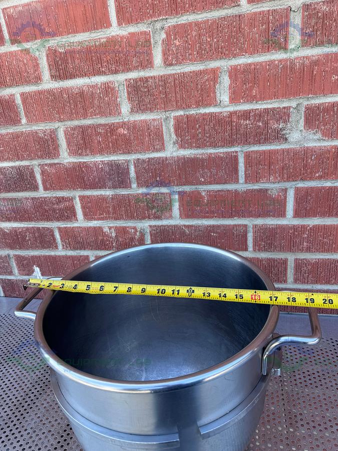 Used Hobart Model 30SST Stainless Steel 30 Qt. Mixer Bowl 30 SST NSF