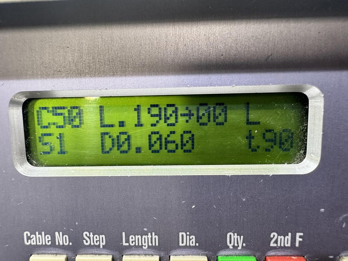 Used Schleuniger MP257 Programmable Coaxial Cable Stripping Machine