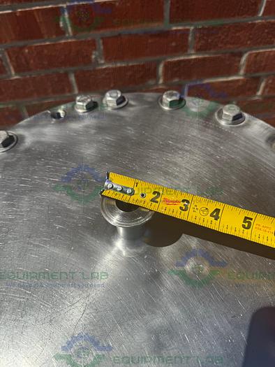 Used Mann Stainless Steel 300mm x 400mm Filter Housing w/ Full Vacuum Pressure Vessel