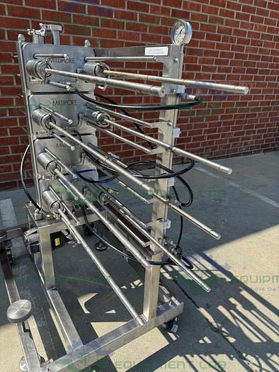 Used Millipore  Stainless Steel Pellicon 2 Cassette Filter Holder Stack of 8