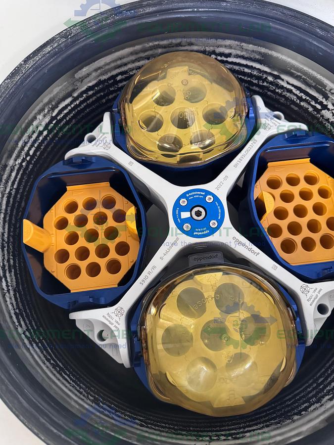 Used Eppendorf 5910Ri Refrigerated Centrifuge w/ S-4X Universal Rotor 4500 RPM