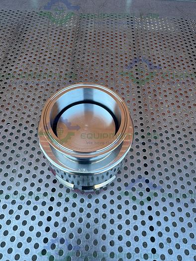 316L Stainless Steel Inline Check Valve w/ 3" Sanitary Fitting