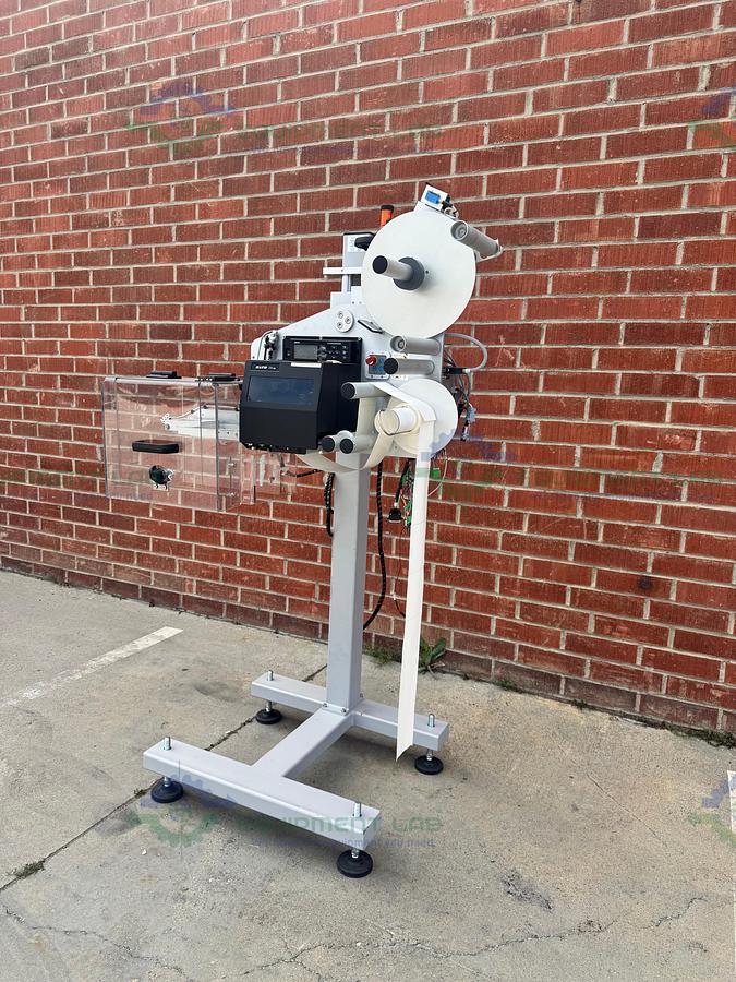 Used Sato S86-EX Print Engine w/ AL Tech Alcode Print and Apply Labelling Machine