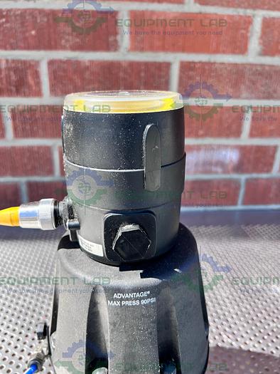 Used ITT Pure-Flo A216 Diaphragm Stainless Steel Valve 1.5" w/ Asco Valve Positioner