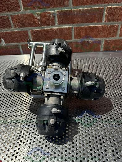 Used 4 ITT Pure Flo Advantage Stainless Steel Diaphragm Valve w/ 1" Sanitary Fitting