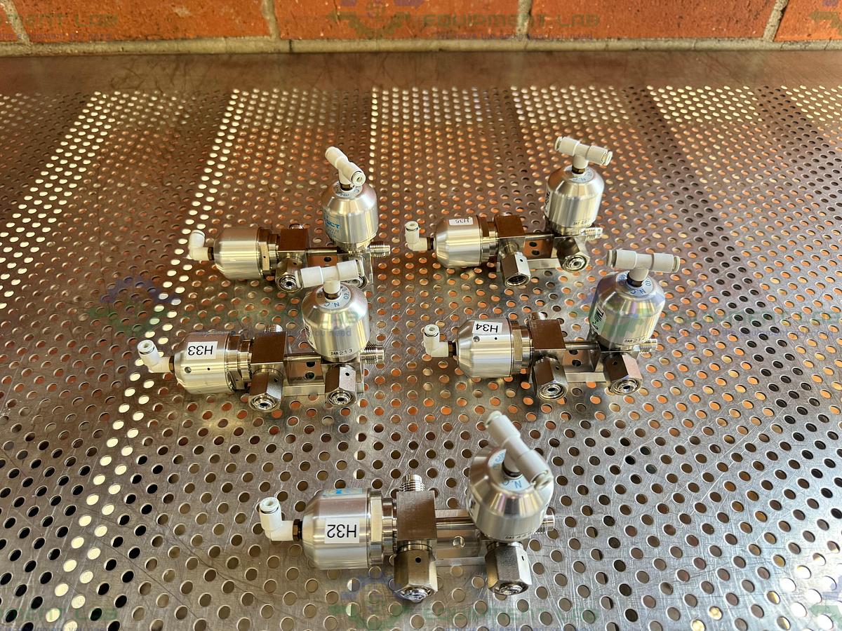 Used 2 Kitz SCT EP KD 710306504  PCTFE Seat Diaphragm Valve w/ 0.5" NPT Fitting