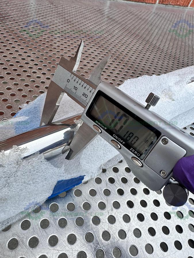 SPX Stainless Steel Mixing Tank Impeller 65" x 10" x 1" w/ Flange Fitting