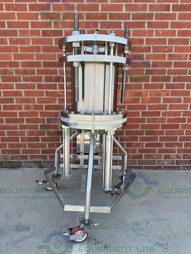 Used Mann Stainless Steel 400mm x 450mm Chromatography Column 45 PSI