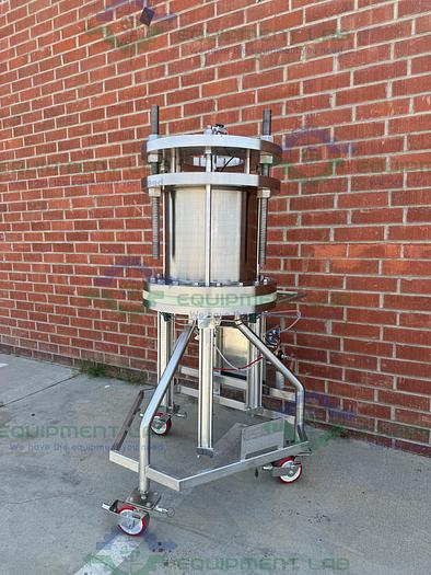 Used Mann Stainless Steel 400mm x 450mm Chromatography Column 45 PSI