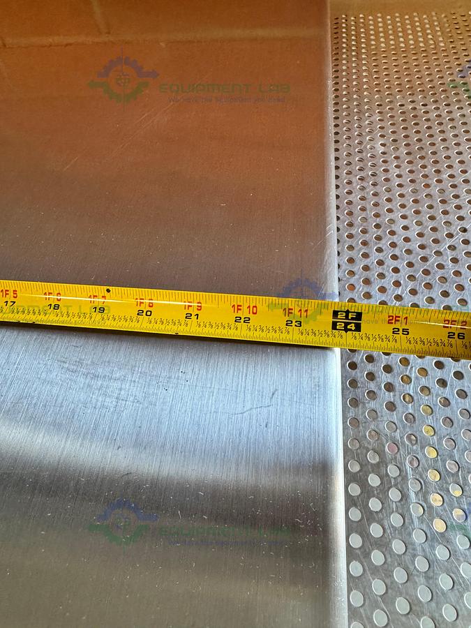 Used Sartorius Minebea Intec Stainless Steel Scale 24" x 24" w/ CAIS1-U, 300 LBS