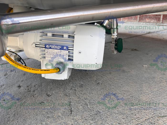 Used ITT  1000 Liter Stainless Steel Jacketed Reactor 60 PSI w/ Bottom Mag Mixer