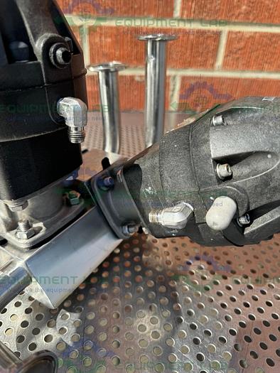 Used 3 ITT Pure Flo Advantage Stainless Steel Diaphragm Valve w/ 1" Sanitary Fittings