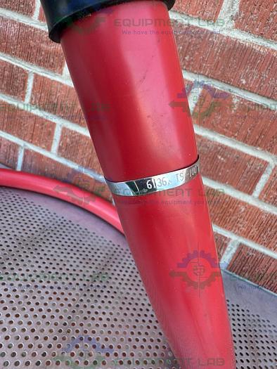 Used Huber Insulated Flexible Chiller Hose 78" w/ 1/2" NPT Fitting