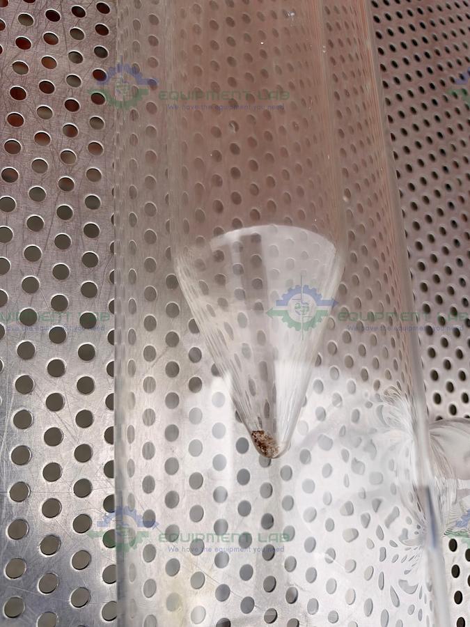 Used Pope Scientific Glass Vacuum Cold Trap with Bottom Drain Stopcock