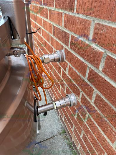 Used Pure Flo Precision 150 L Stainless Steel Jacketed Reactor 45 PSI w/ 0.5 HP Mixer