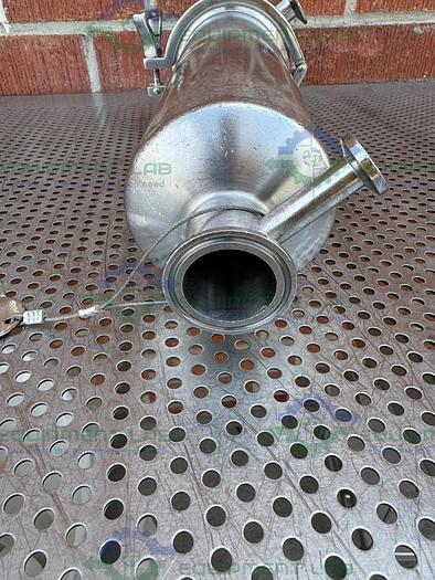 Used Millipore  Stainless Steel Cartridge Filter Housing 4.5"