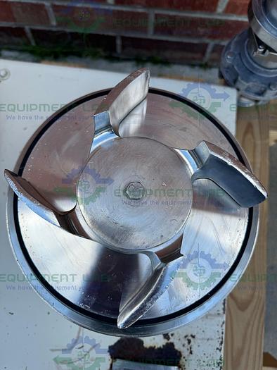 Used Tri Clover F3218MD-B40 Stainless Steel Tri Blender Mixer 480V w/ 10 HP Motor