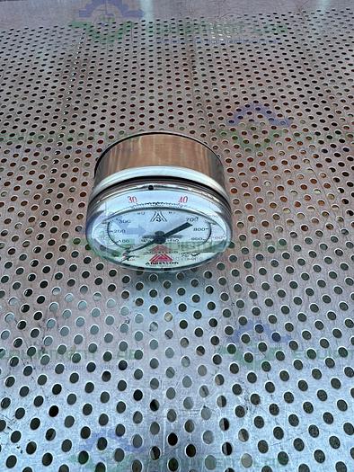 Used Anderson Pharmaceutical Series Pressure Gauge 0-1000 PSI w/ 2" Fitting