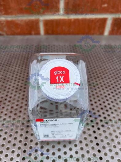 Used Box of 6 - Gibco 14190-136 Dulbecco's Phosphate Buffered Saline No Mg, No Ca