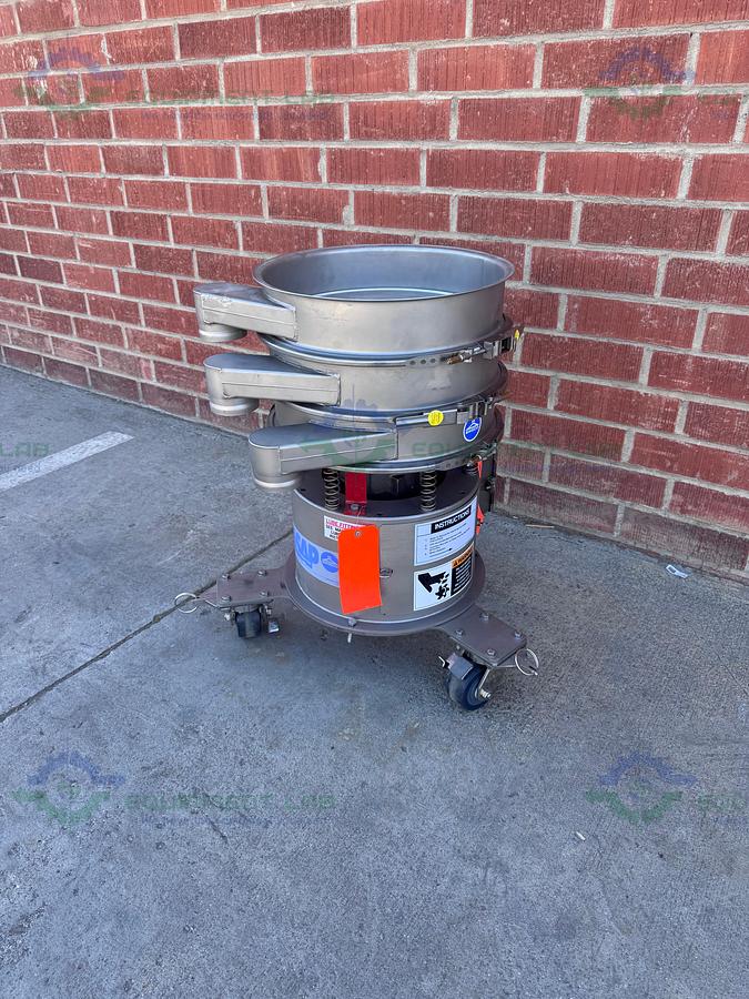 Used Sweco LS18S333 Stainless Steel 18" Vibratory Energy Separator w/ 325, 200 Micron