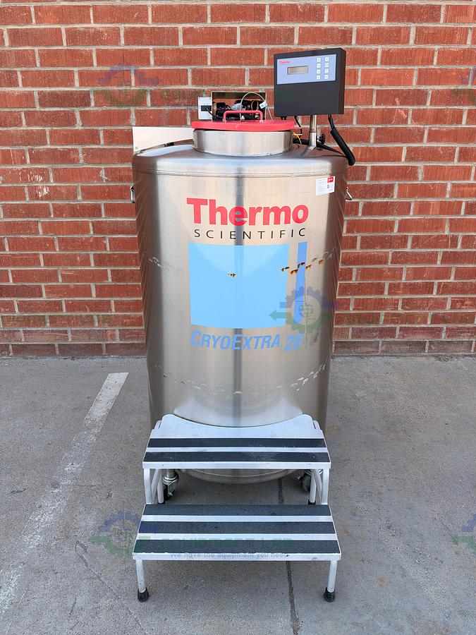 Used Thermo Scientific CE8120 CryoExtra 20 Cryogenic Storage Vessel 463 L