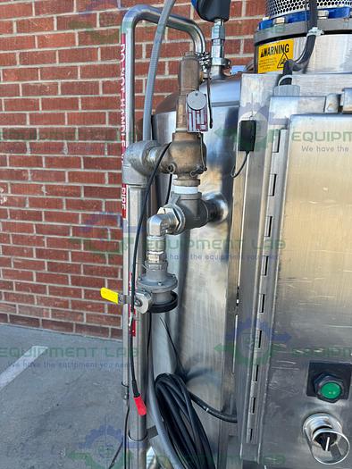 Used DCI 800 Liter Stainless Steel Jacketed Reactor 45 PSI w/ 0.5 HP Mixer