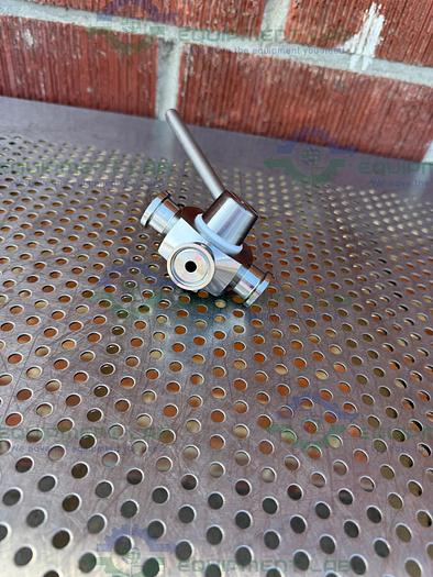 Used GE Healthcare Salvi  DN6 668 4-way 316 Valve 18-5758-01 w/ 1/2" Sanitary Fitting