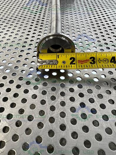 Used 2 ITT Pure-Flo A208 Diaphragm Valves 90PSI w/ 3/4" and 1" Sanitary Fittings