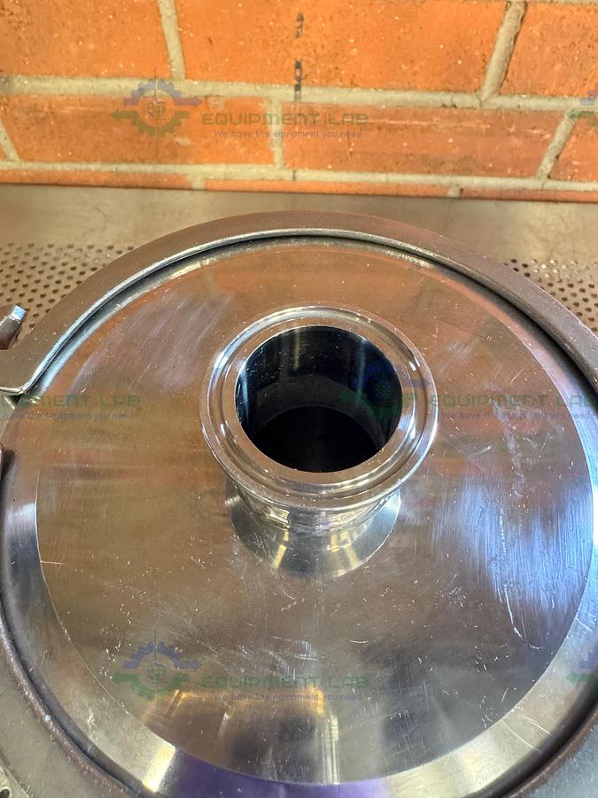 Used Stainless Steel 6.5" x 12" Column w/ 1 1/2" Sanitary Fitting Port
